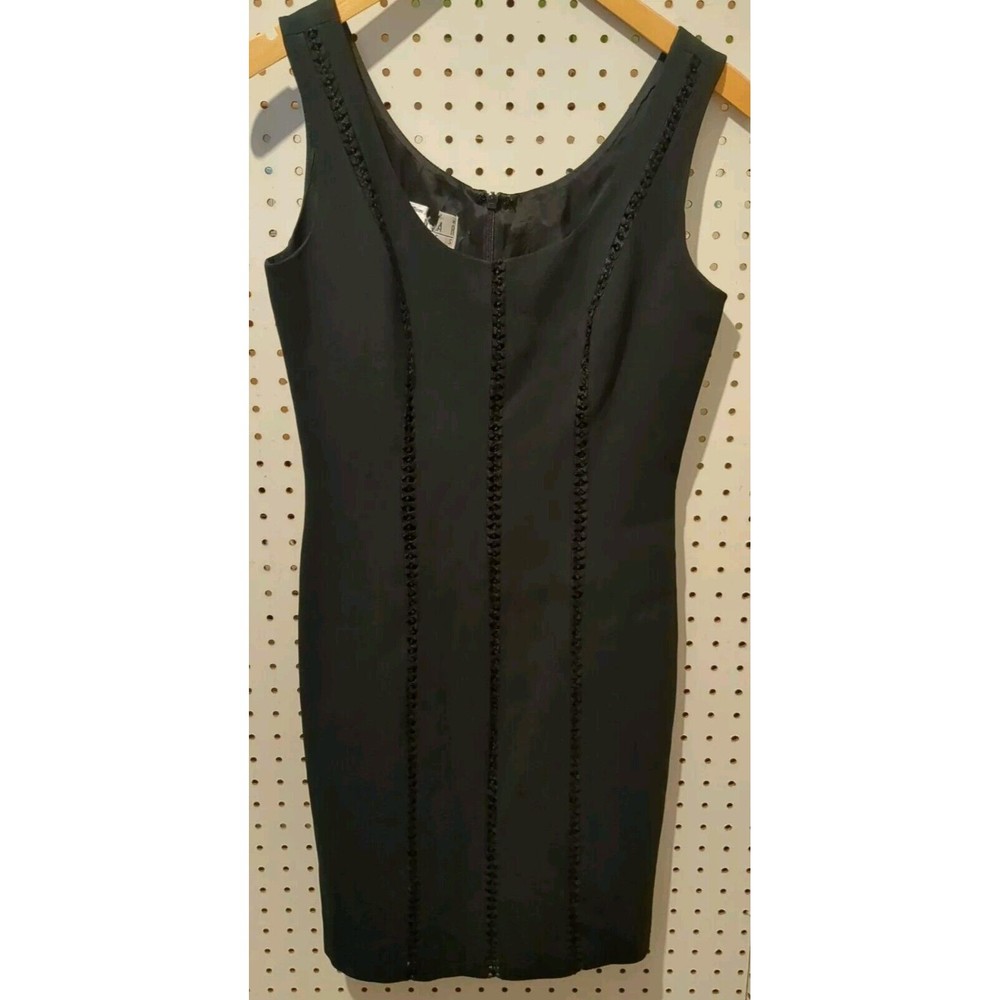 Ann Tjian Kenar Dress Black Sleeveless Size 2